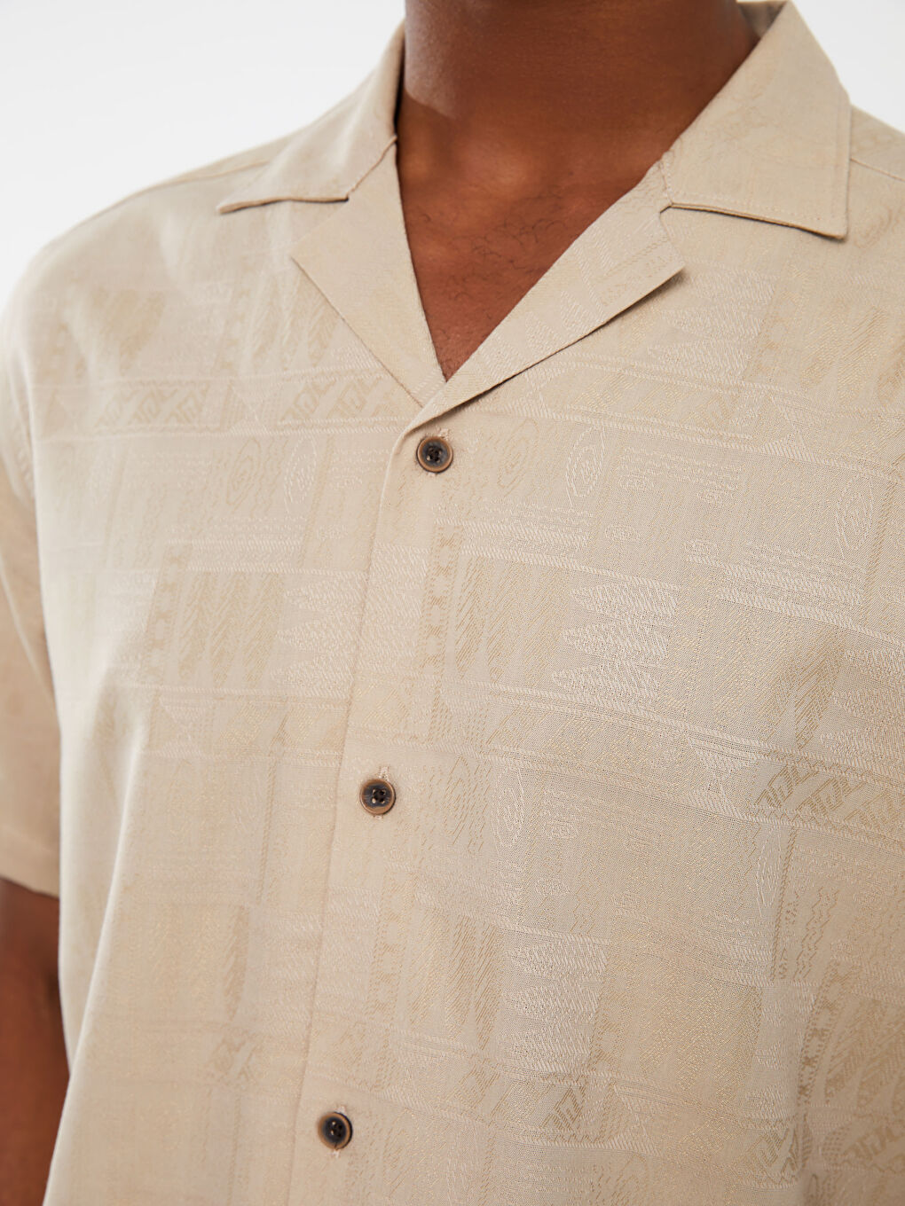 Regular Fit Short Sleeve Men's Shirt-3