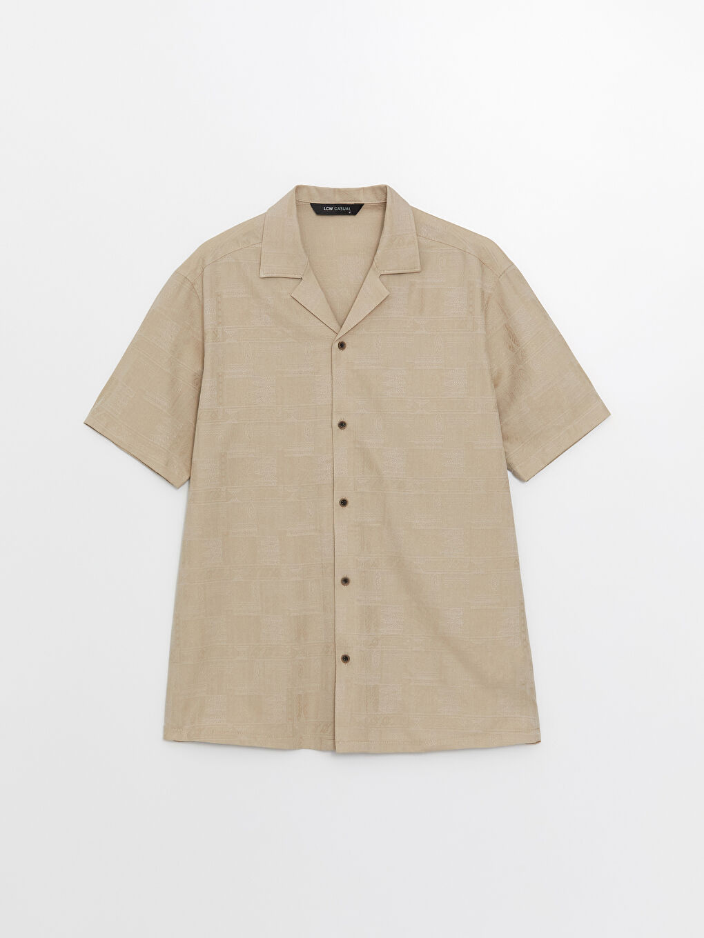 Regular Fit Short Sleeve Men's Shirt-5