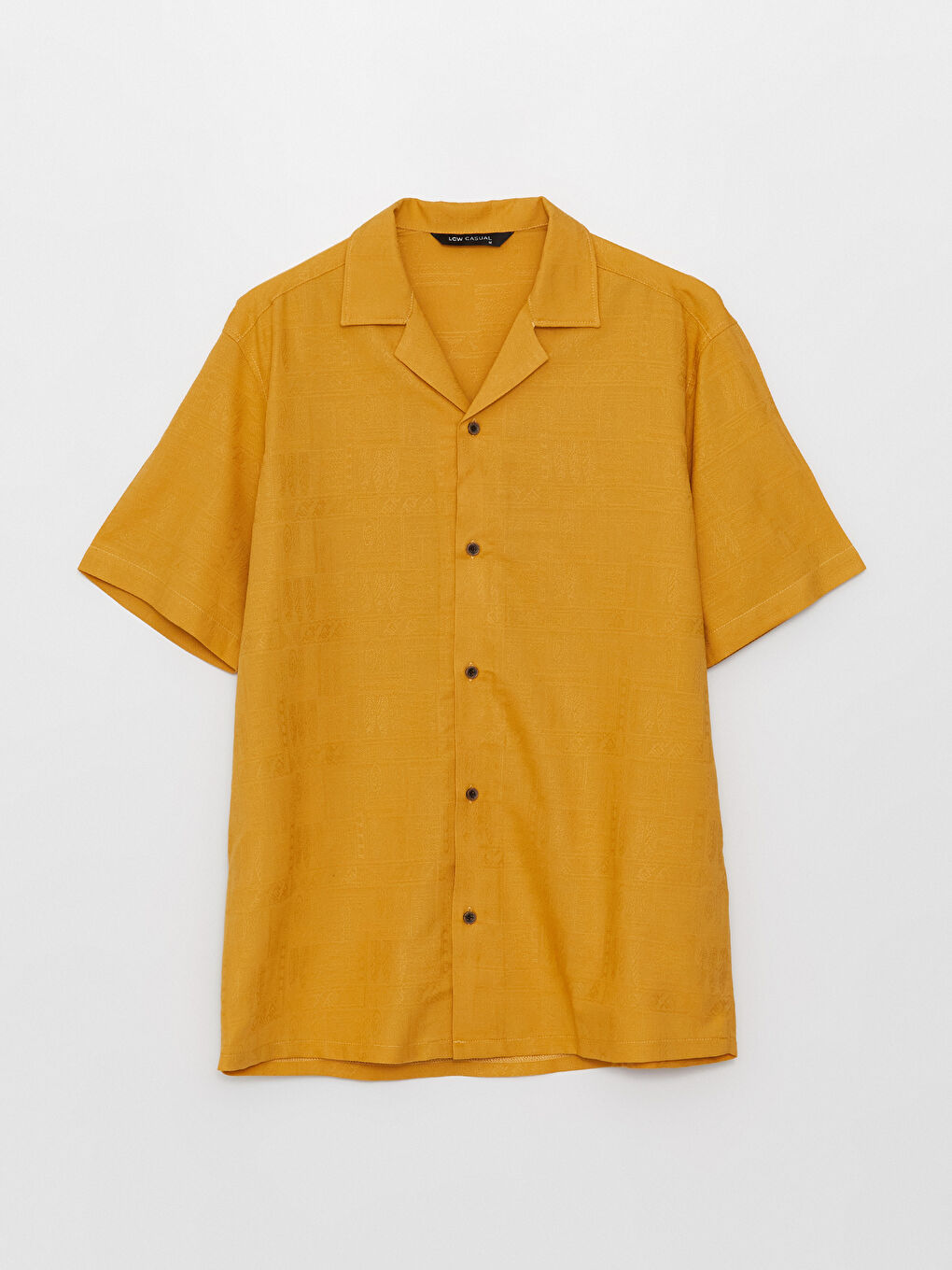 Regular Fit Short Sleeve Men's Shirt-4