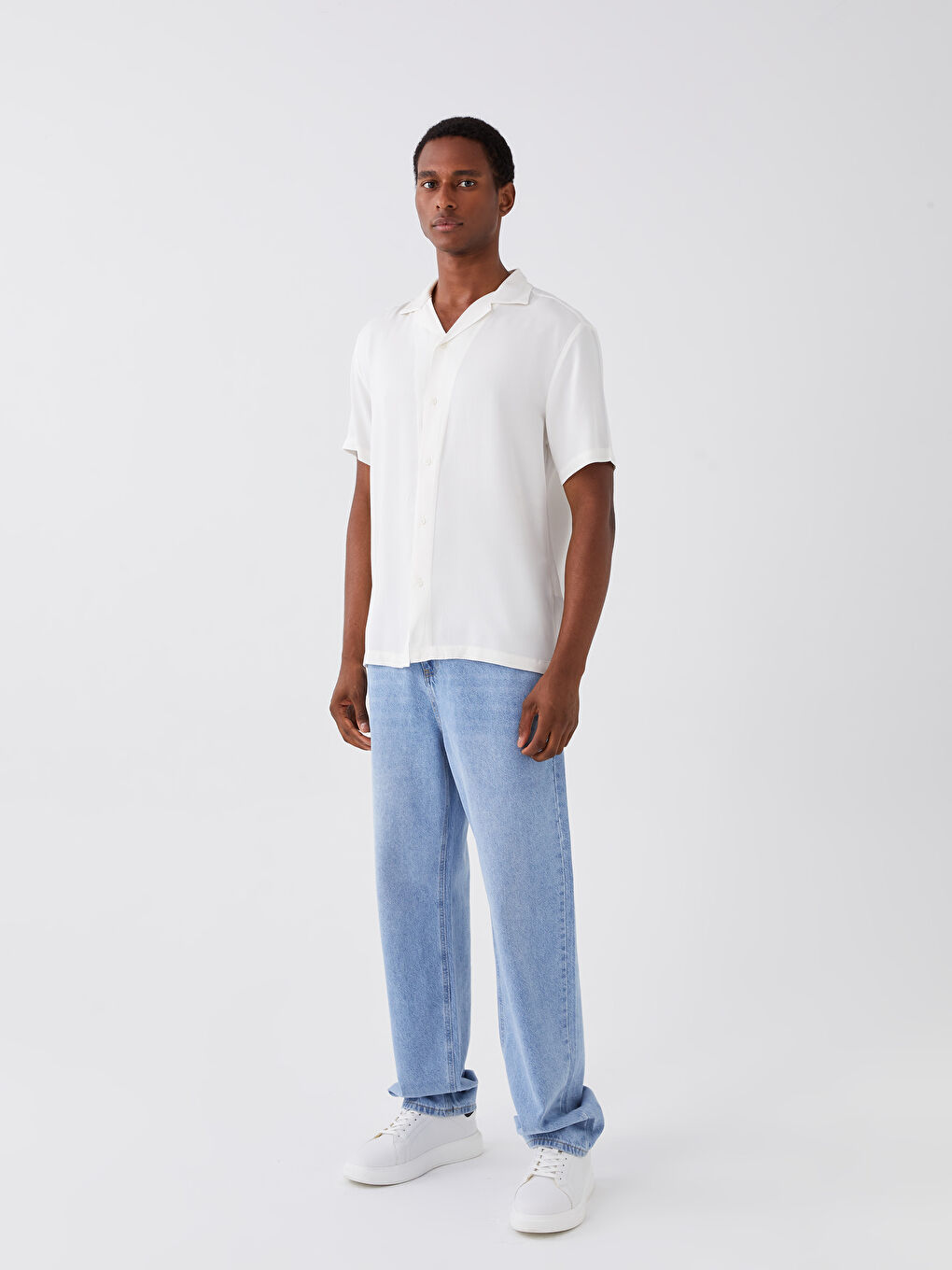 Regular Fit Kısa Kollu Erkek Gömlek-2