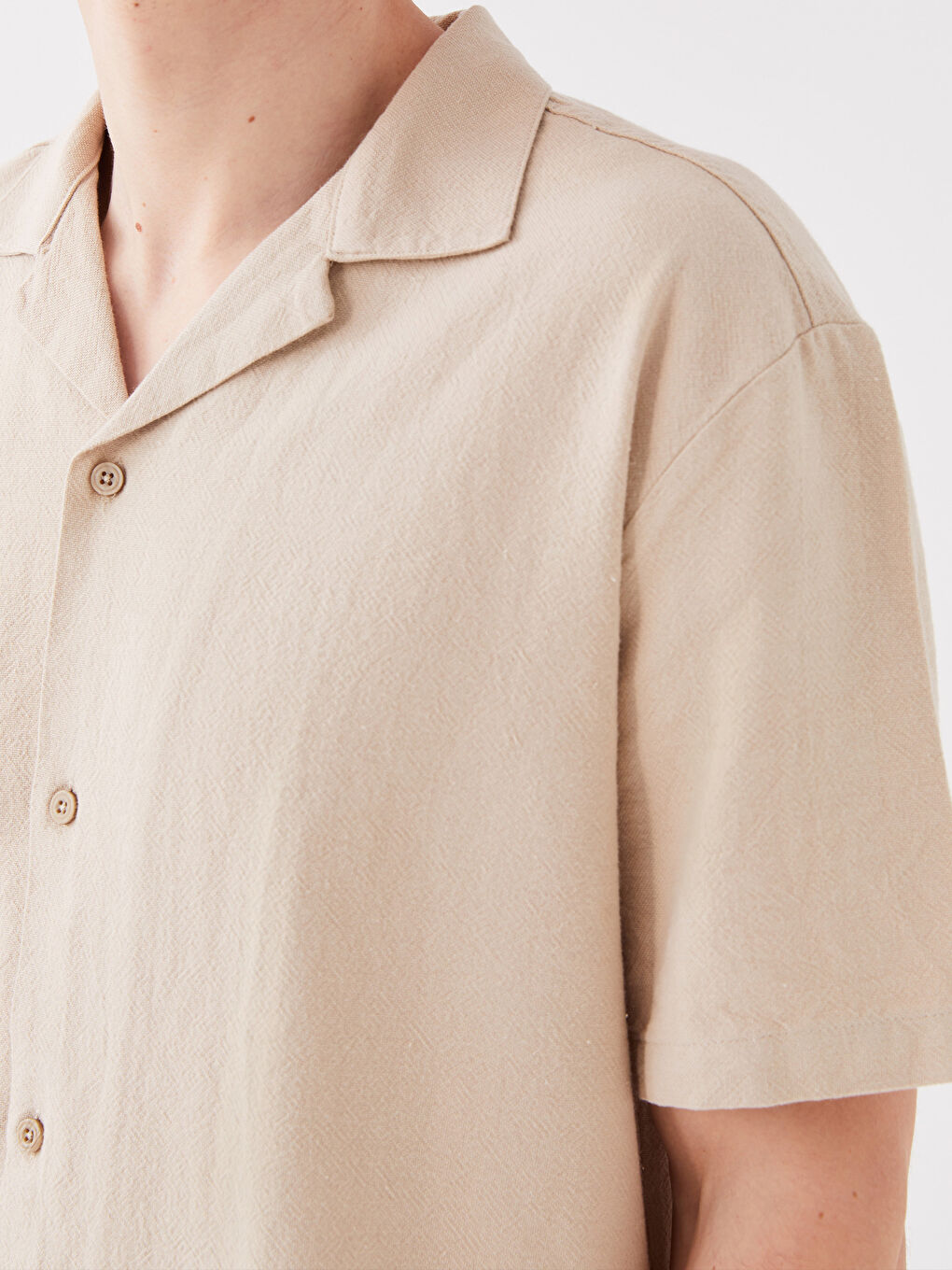 Regular Fit Short Sleeve Men's Shirt-3