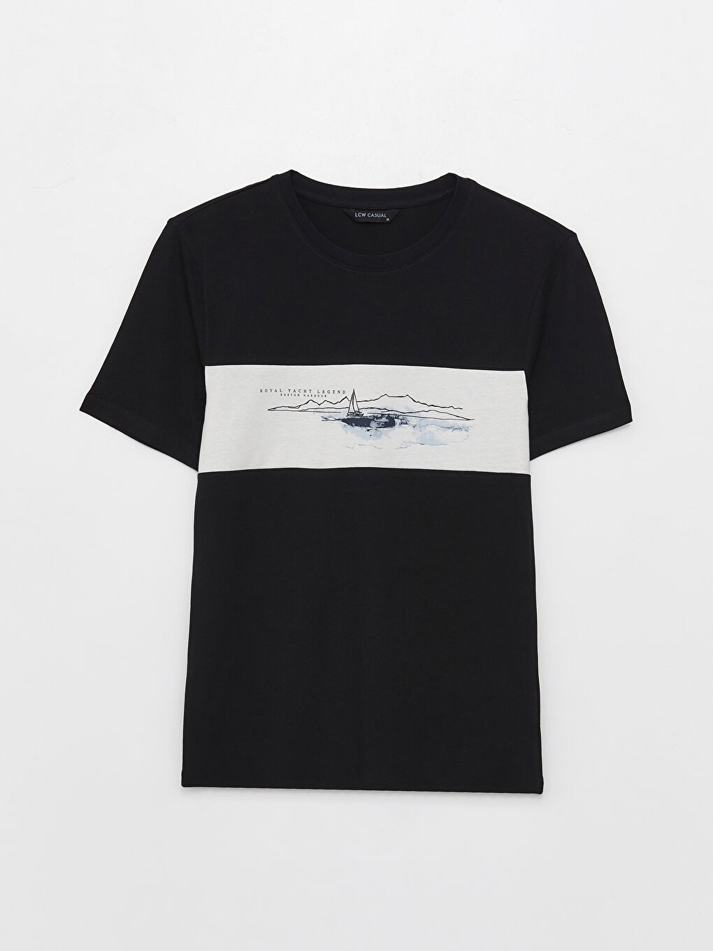 SOUTHBLUE Crew Neck Short Sleeve Printed Combed Cotton Men's T-shirt -S3CS58Z8-RMP