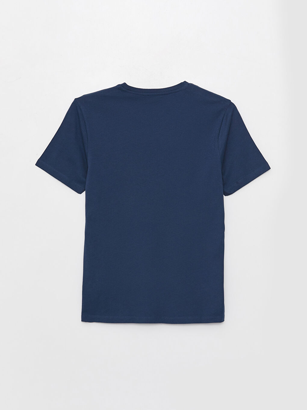 Crew Neck Short Sleeve Printed Combed Cotton Men's T-shirt-6