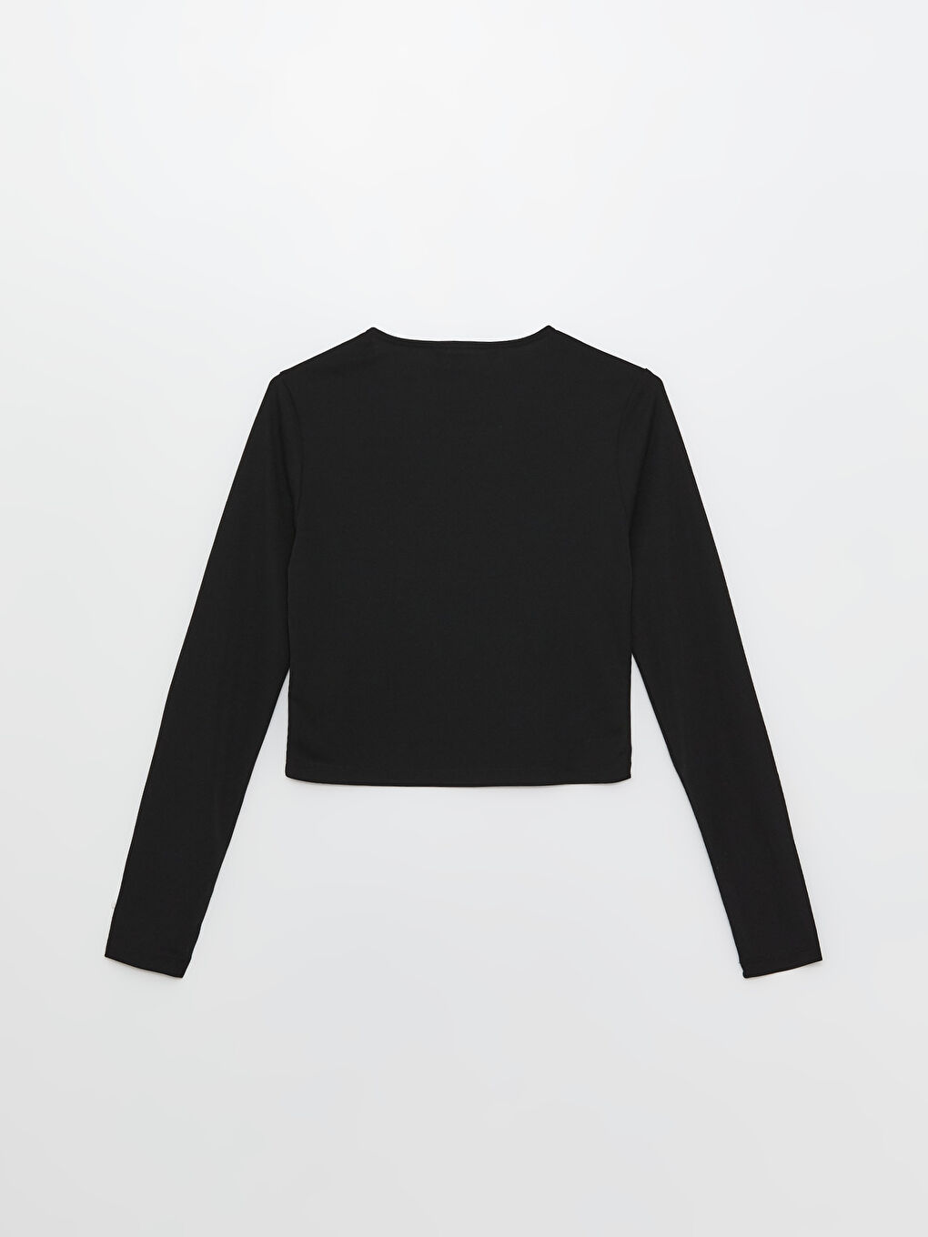 بلوزة ياقة على شكل حرف V مزخرفة كم طويل للسيدات-6