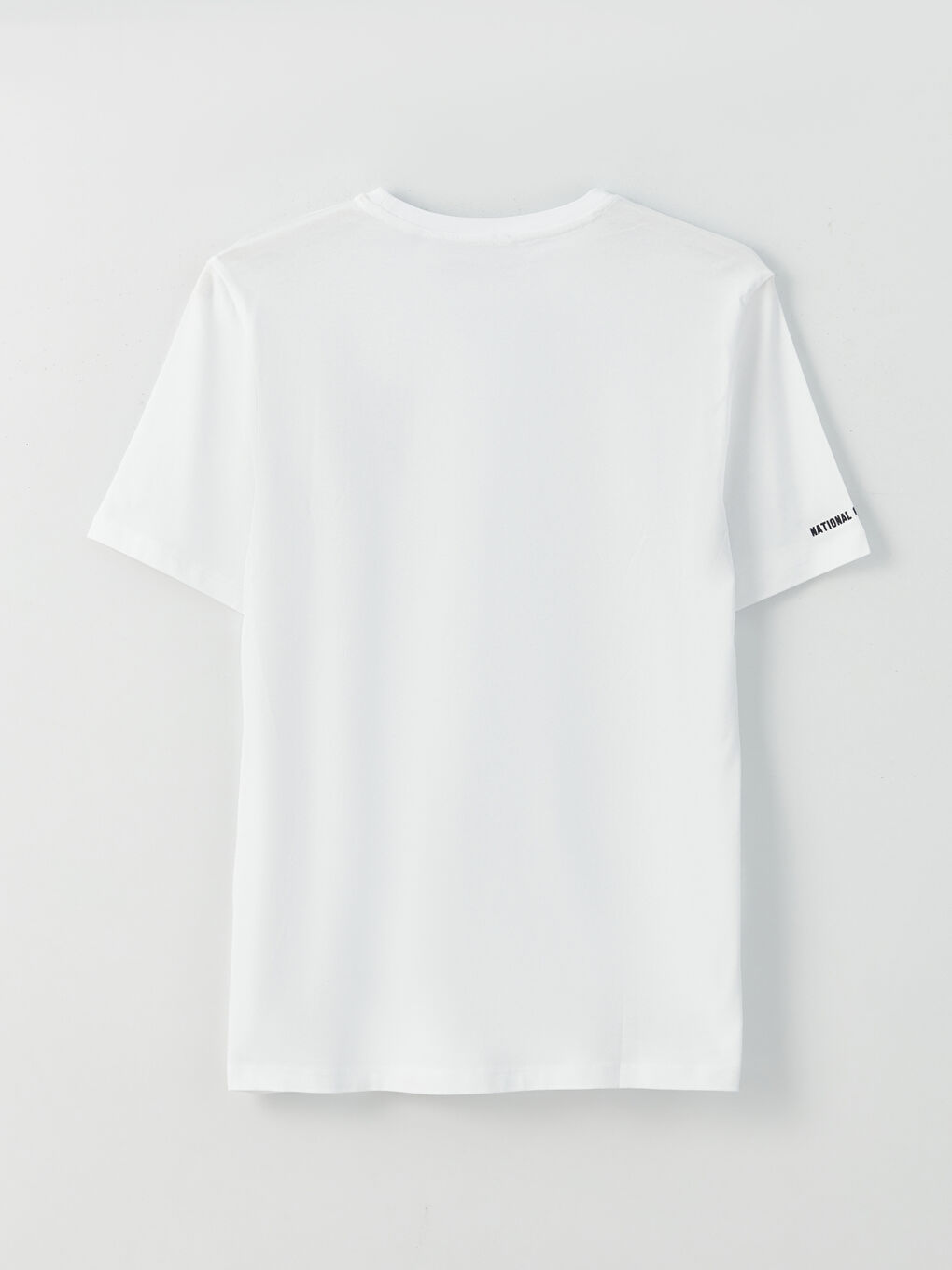 تيشيرت رجالي ياقة دائرية كم قصير مطبوع قطن ممشط-6