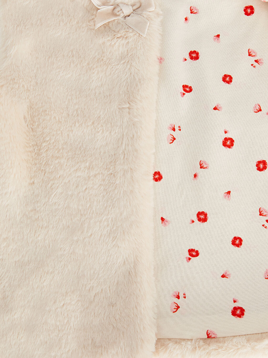 Дөңгелек жағалы үлпілдек қыз бала жилеті-6