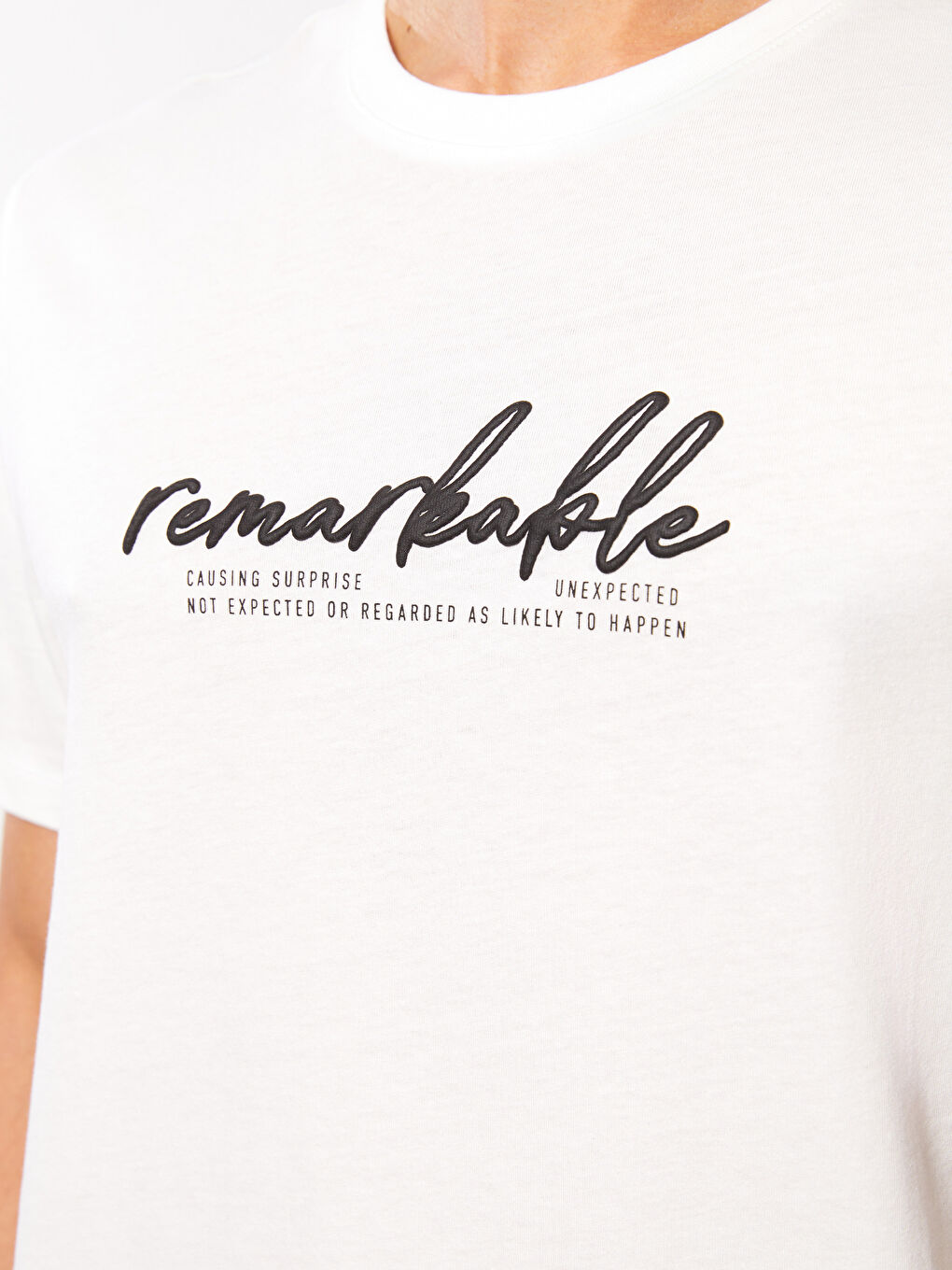 Crew Neck Short Sleeve Printed Men's T-Shirt-3