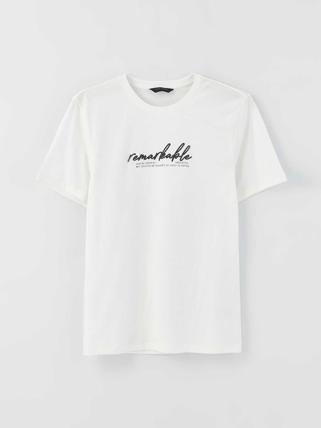 Crew Neck Short Sleeve Printed Men's T-Shirt-5