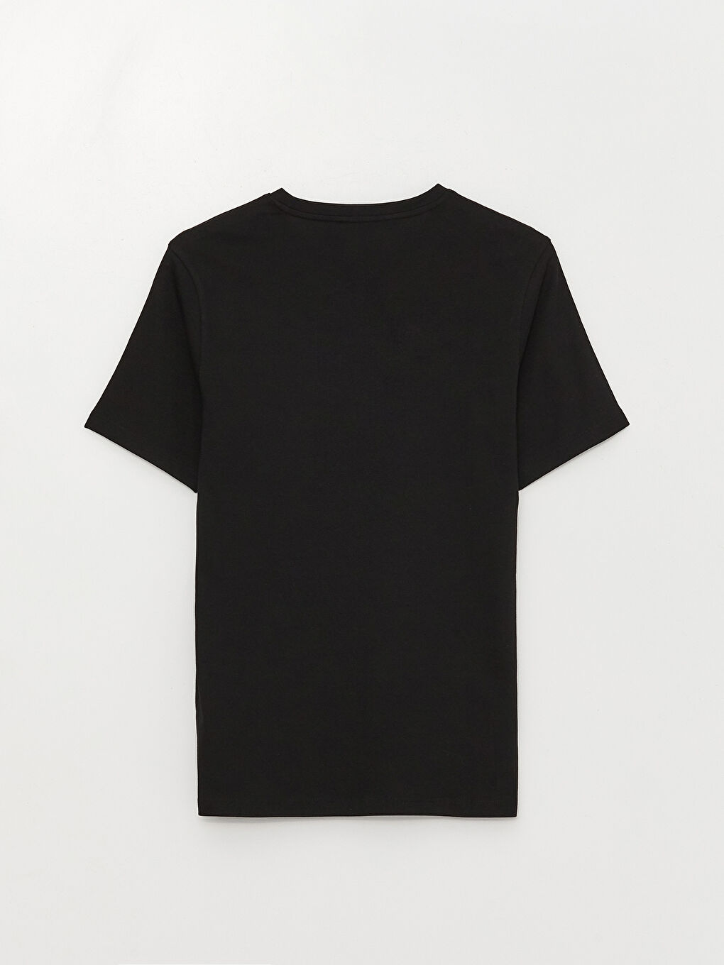 Crew Neck Short Sleeve Printed Combed Cotton Men's T-shirt-6