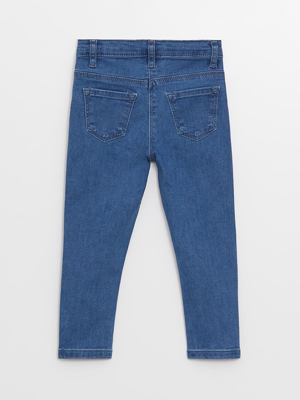 Embroidered Detail Baby Girls' Jeans-3