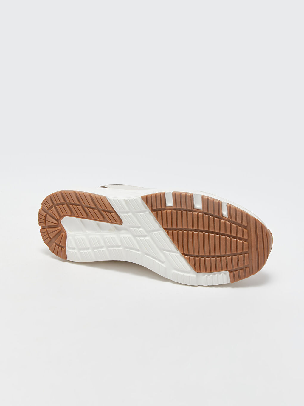 Bej Renk Bloklu Bağcıklı Erkek Spor Ayakkabı-3