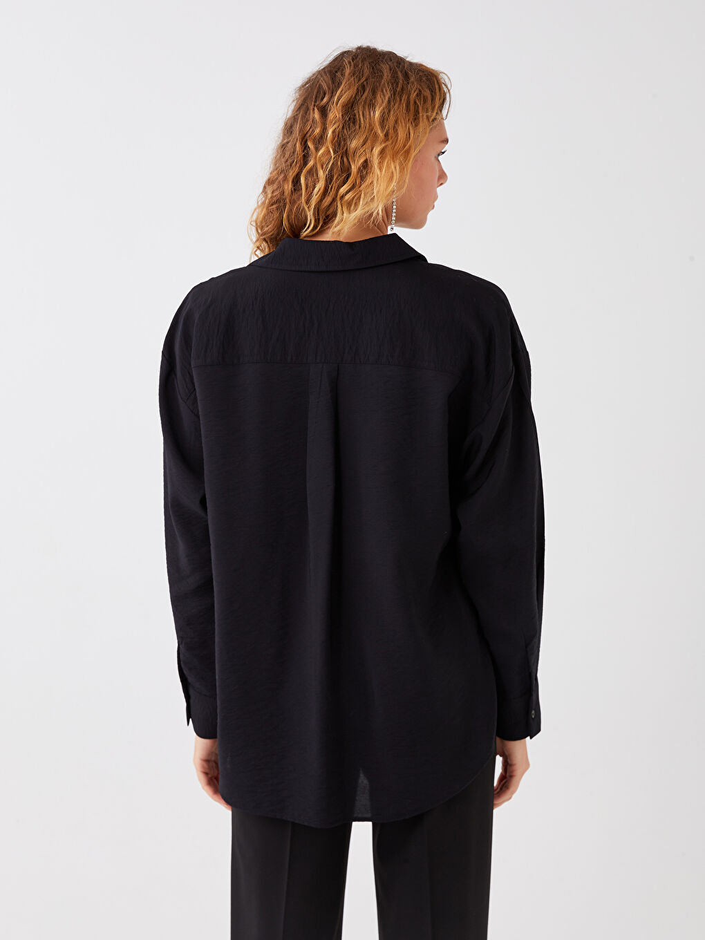 Plain Long Sleeve Aerobin Women's Shirt-4