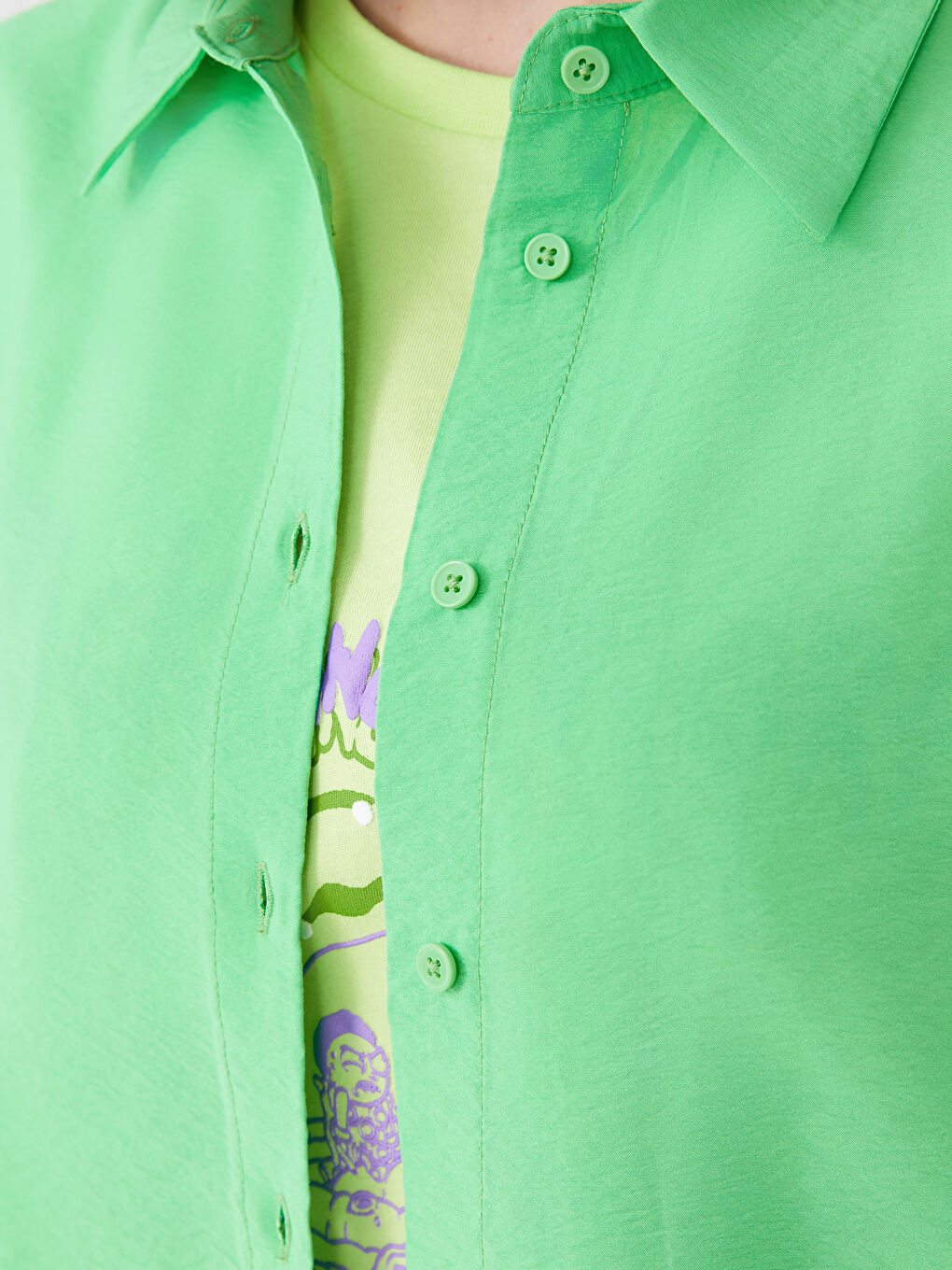 Plain Long Sleeve Aerobin Women's Shirt-3