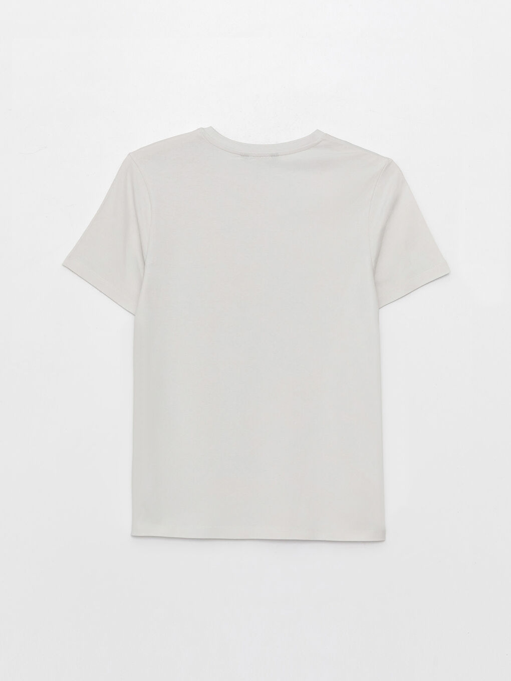 تيشيرت رجالي ياقة دائرية كم قصير مطبوع قطن ممشط-6