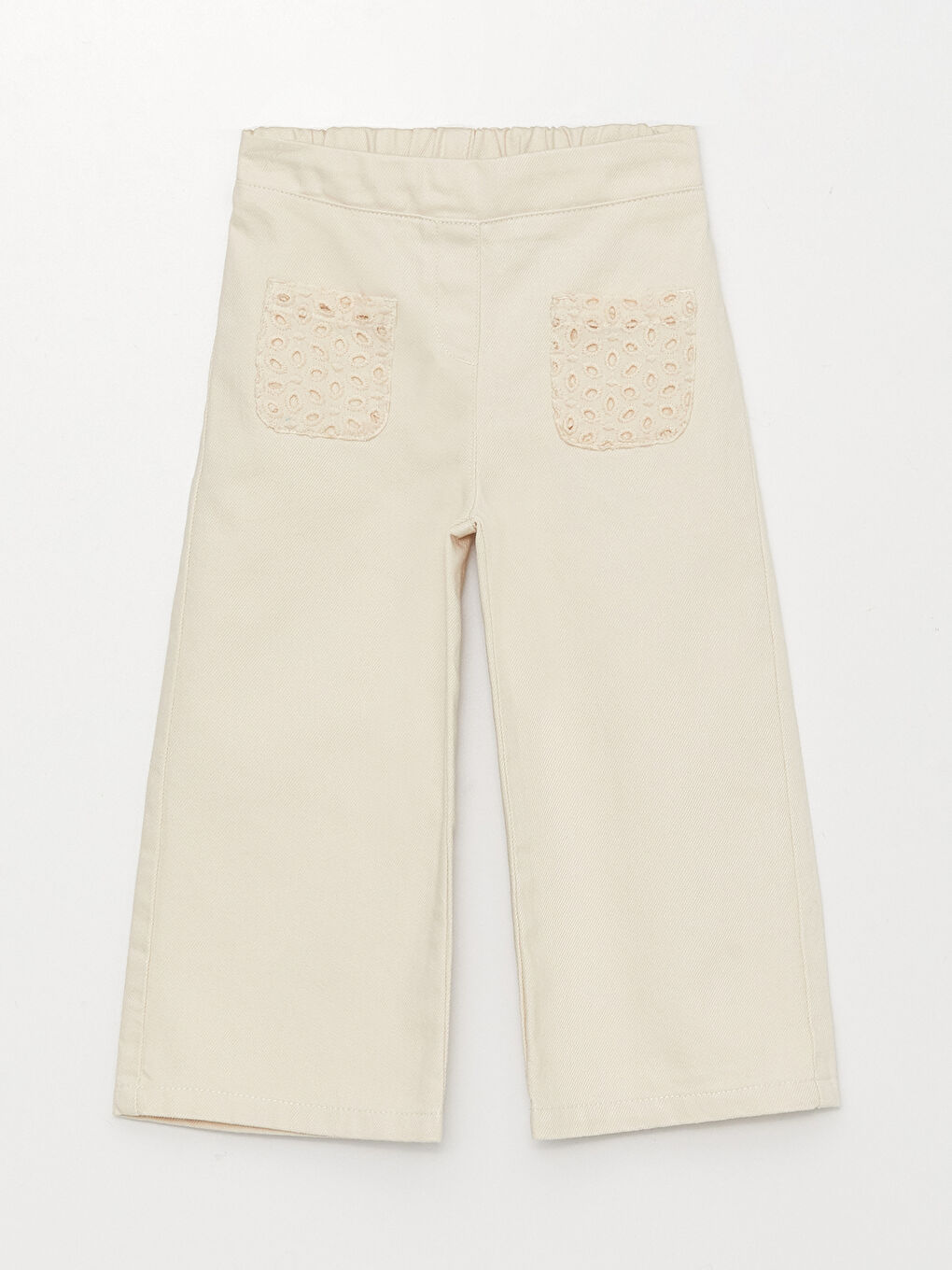 Серпімді белдік сәби қыздарға арналған шалбар-3