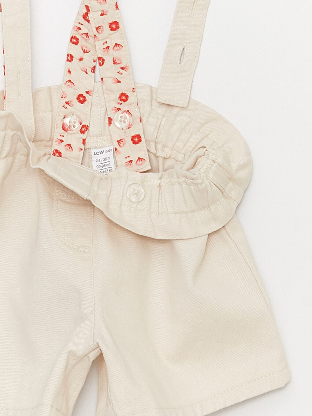 شورت للبنات الرضع بخصر مرن-2