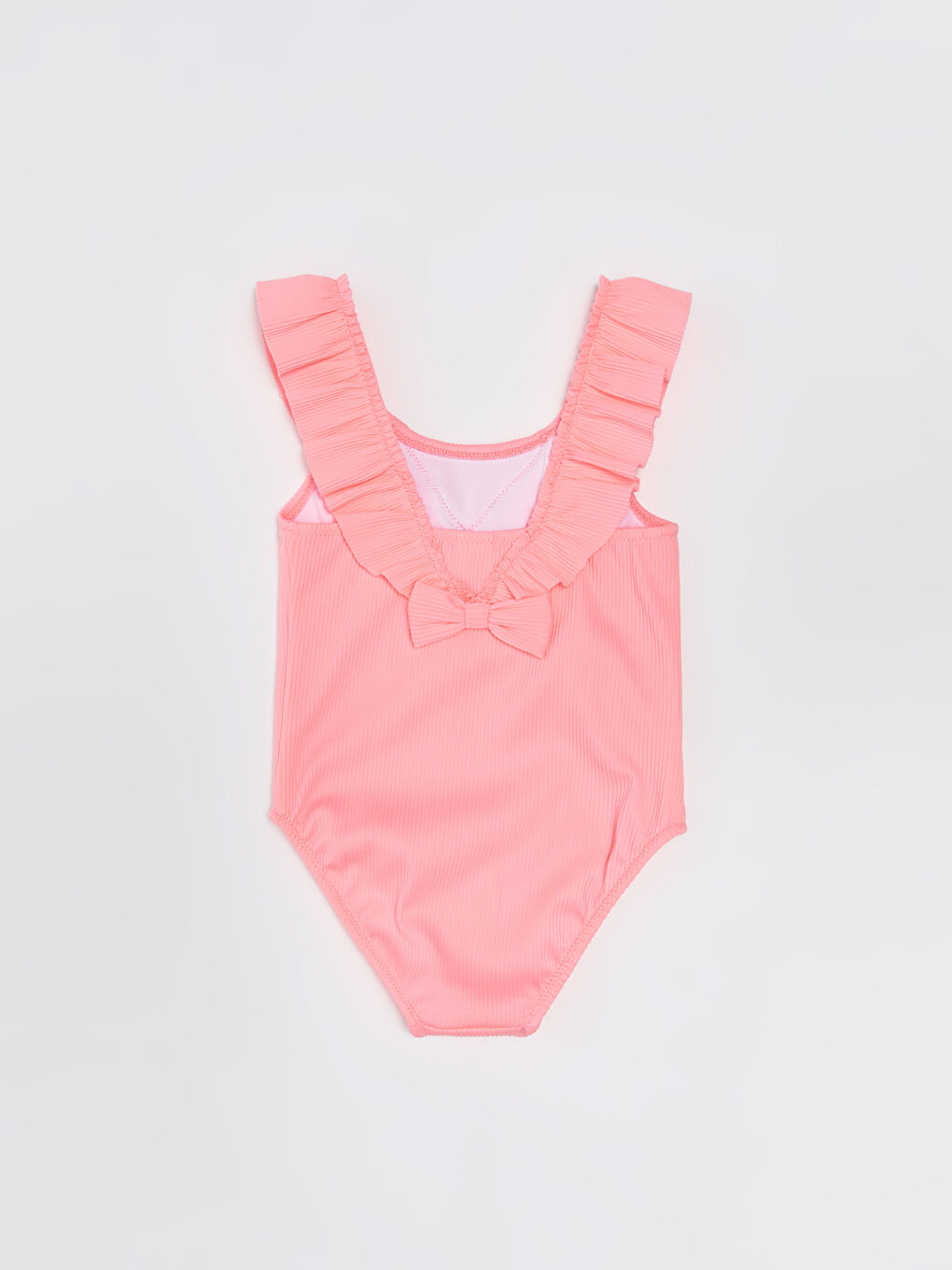 Flexible Fabric Ruffle Detail Baby Girl Swimsuit -S3CT72Z1-D4G