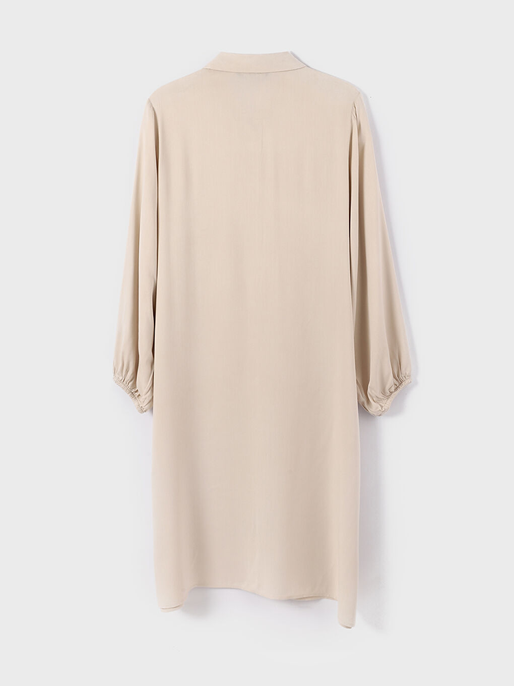 Collared Neck Long Sleeve Women's Tunic-1