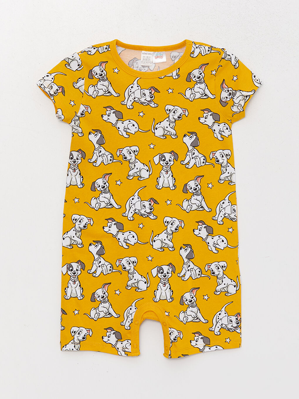 მრგვალი საყელო 101 დალმაციელი ნაბეჭდი ბიჭების კომბინიზონი 2 შეკვრა-2