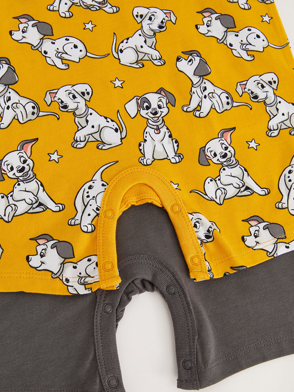 მრგვალი საყელო 101 დალმაციელი ნაბეჭდი ბიჭების კომბინიზონი 2 შეკვრა-3