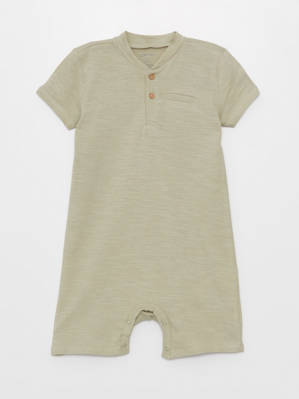 Yeşil Bisiklet Yaka Erkek Bebek Tulum