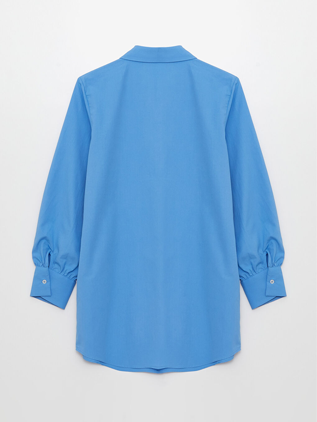 Plain Poplin Women's Shirt Tunic-6