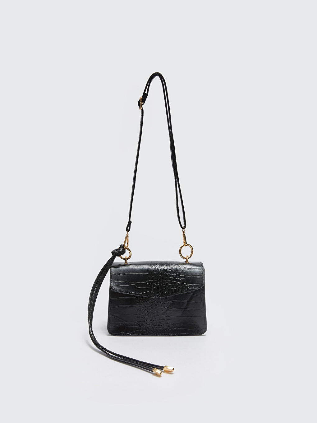 حقيبة يد بمظهر جلد بنقشة جلد التمساح-3