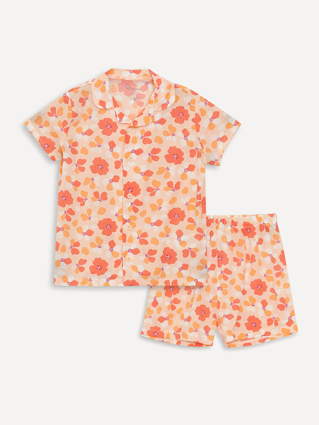 Printed Baby Girl Pajamas Set -S3CU37Z1-KTU