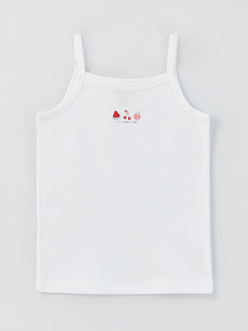 Square Collar Baby Girl Underwear Singlet 3-Piece-1