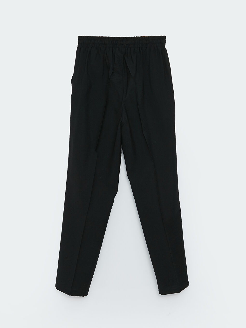 Elastic Waist Comfortable Fit Pocket Detailed Women's Trousers-6