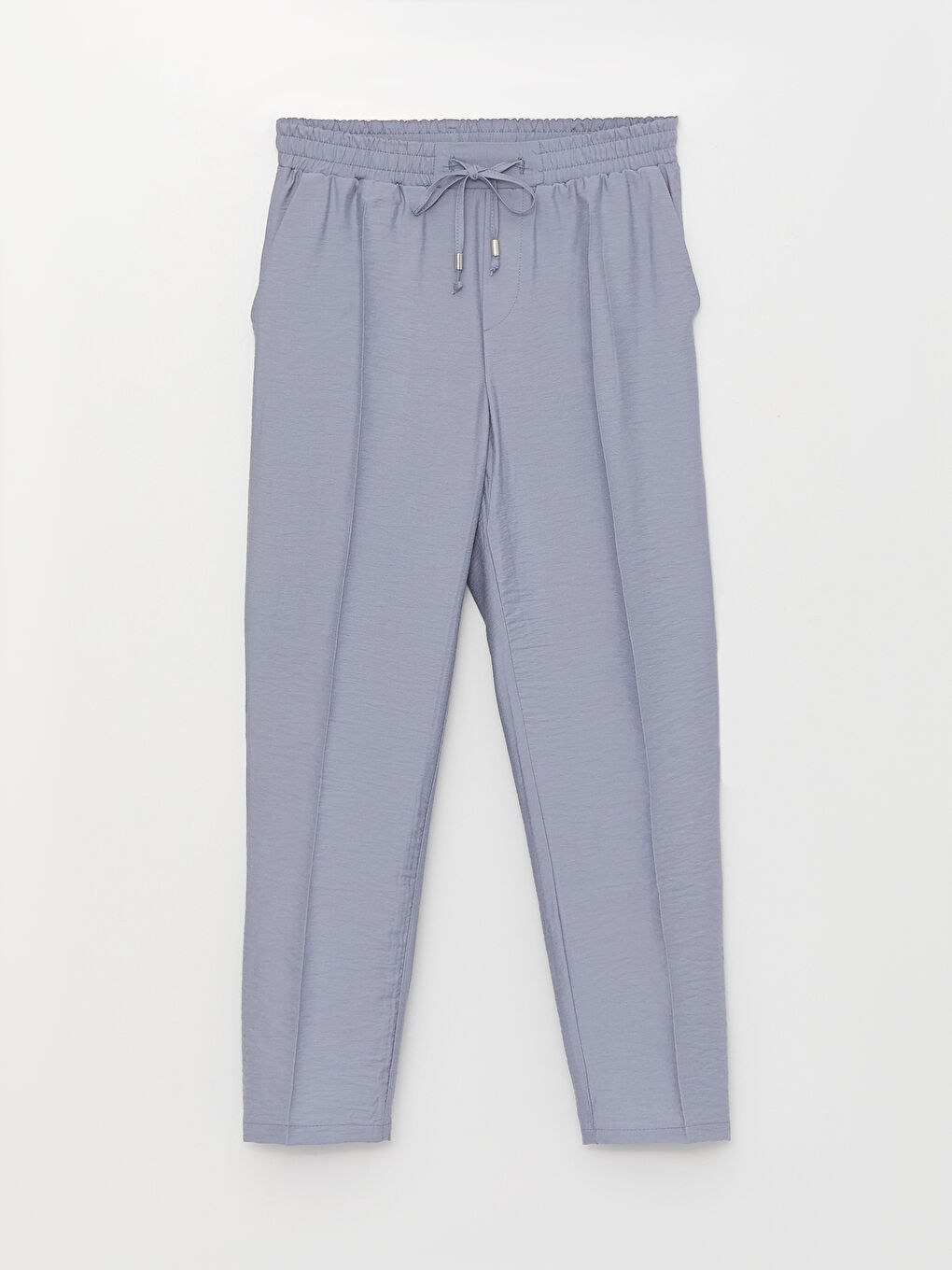 LCW Modest Elastic Waist Comfortable Fit Pocket Detailed Women's Trousers -S3CU43Z8-RRD
