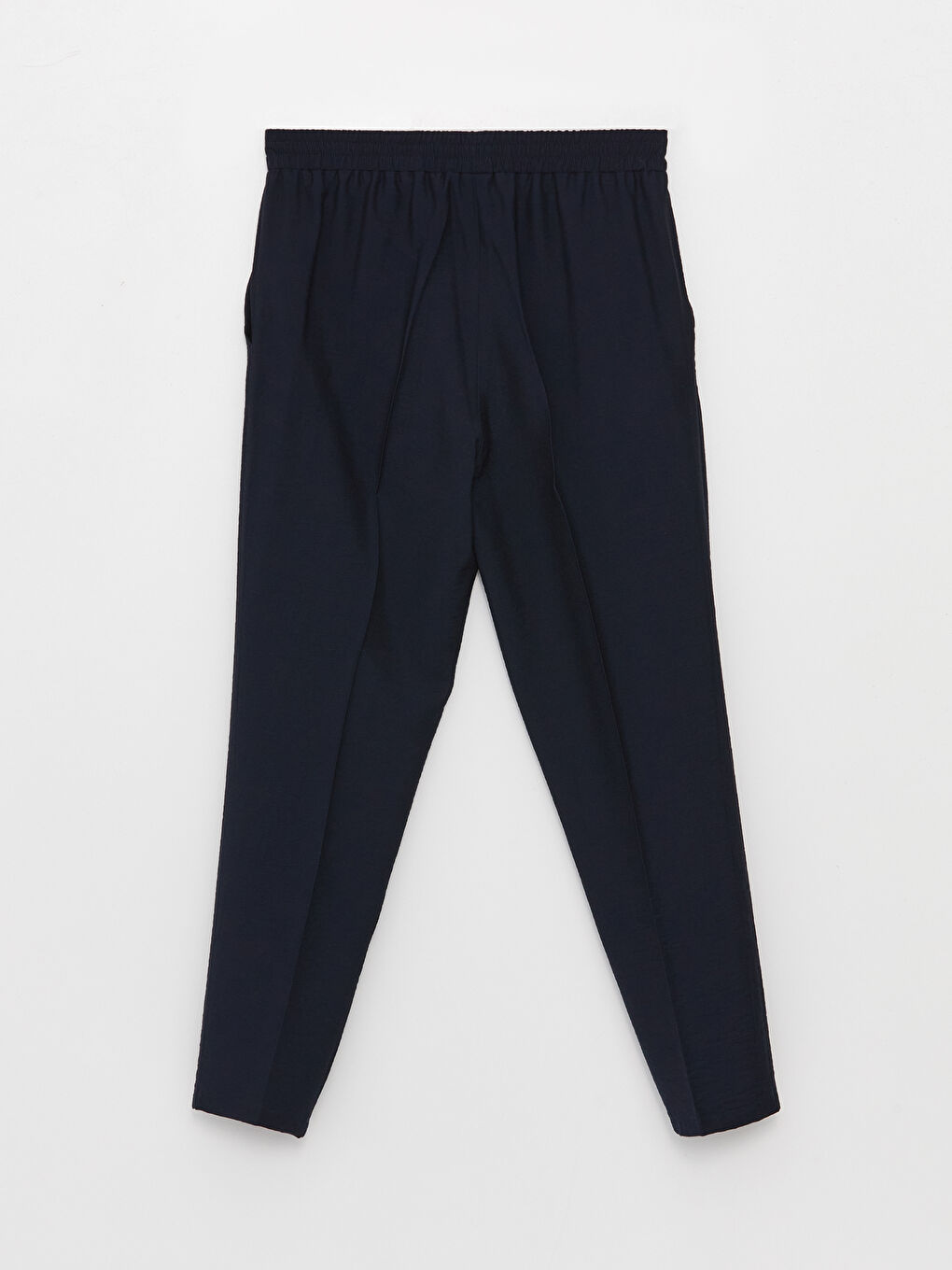 Elastic Waist Comfortable Fit Pocket Detailed Women's Trousers-6