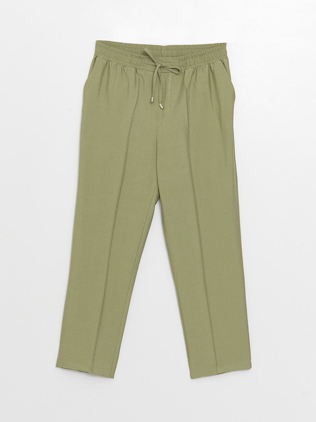 بنطلون للسيدات بخصر مرن ومريح بتفاصيل جيوب-5