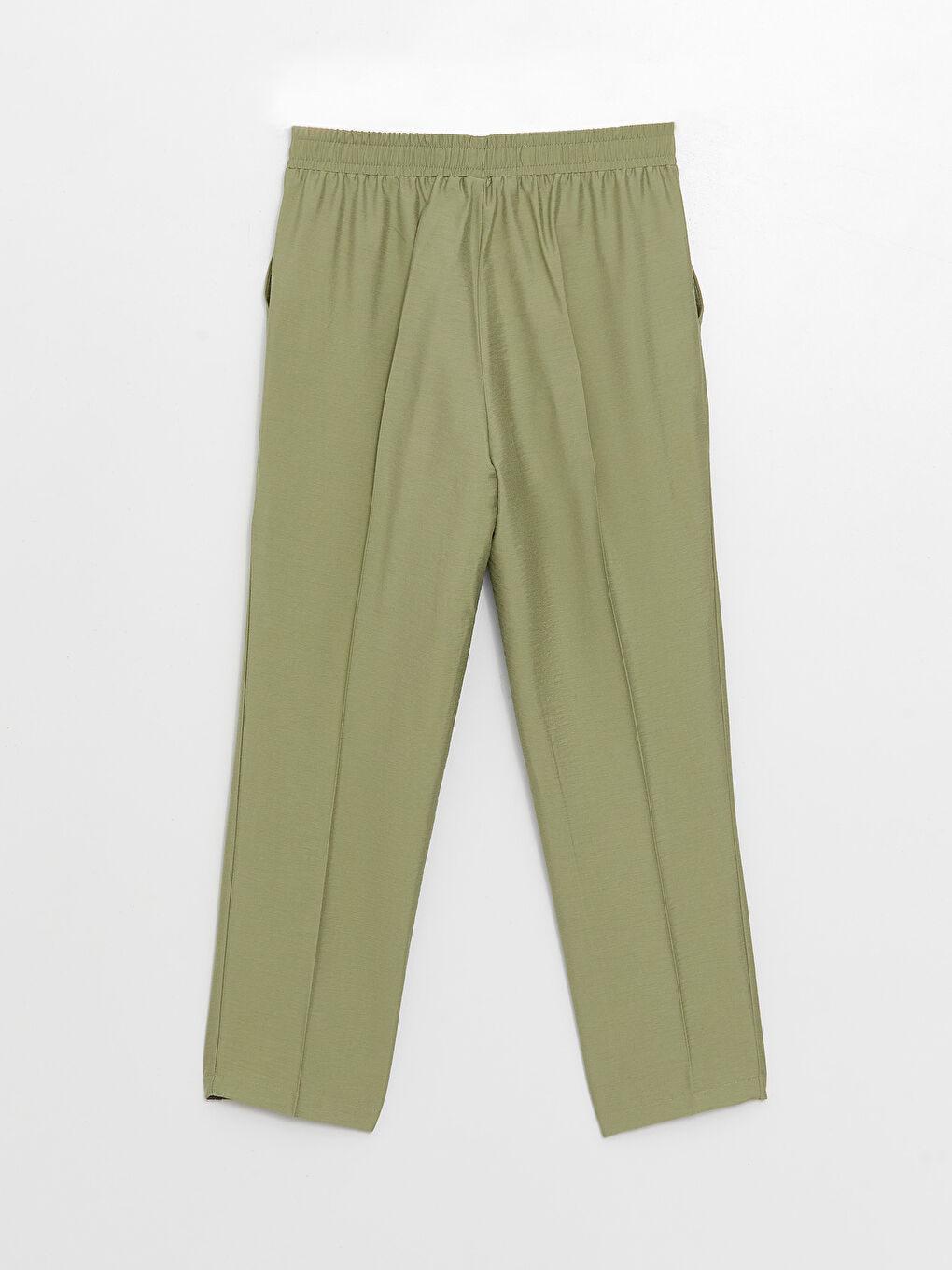 بنطلون للسيدات بخصر مرن ومريح بتفاصيل جيوب-6