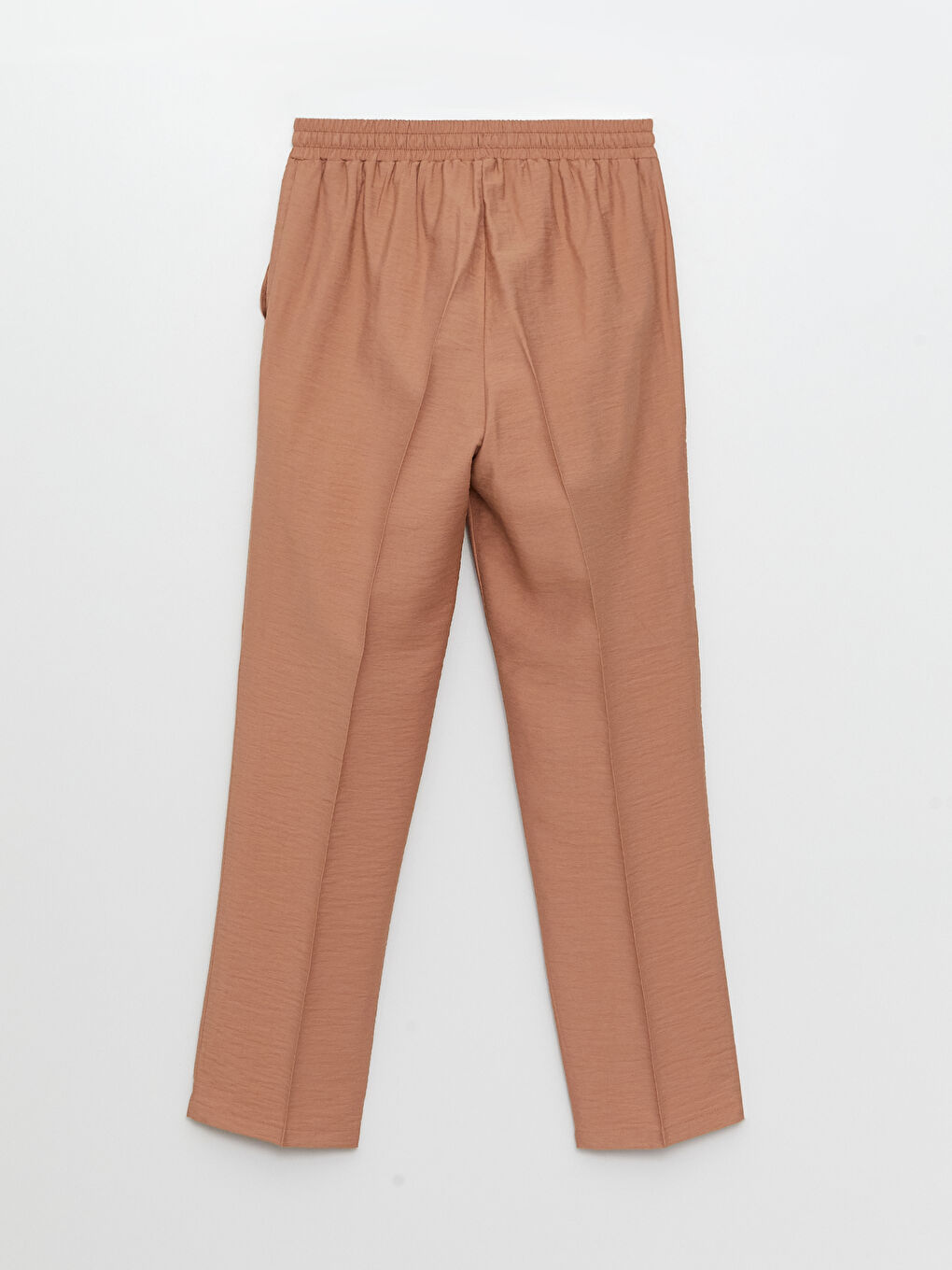 Elastic Waist Comfortable Fit Pocket Detailed Women's Trousers-6