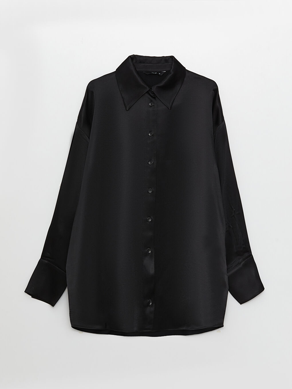 LCW Vision Schlichtes Langarm-Satinhemd für Damen -S3CU47Z8-CVL