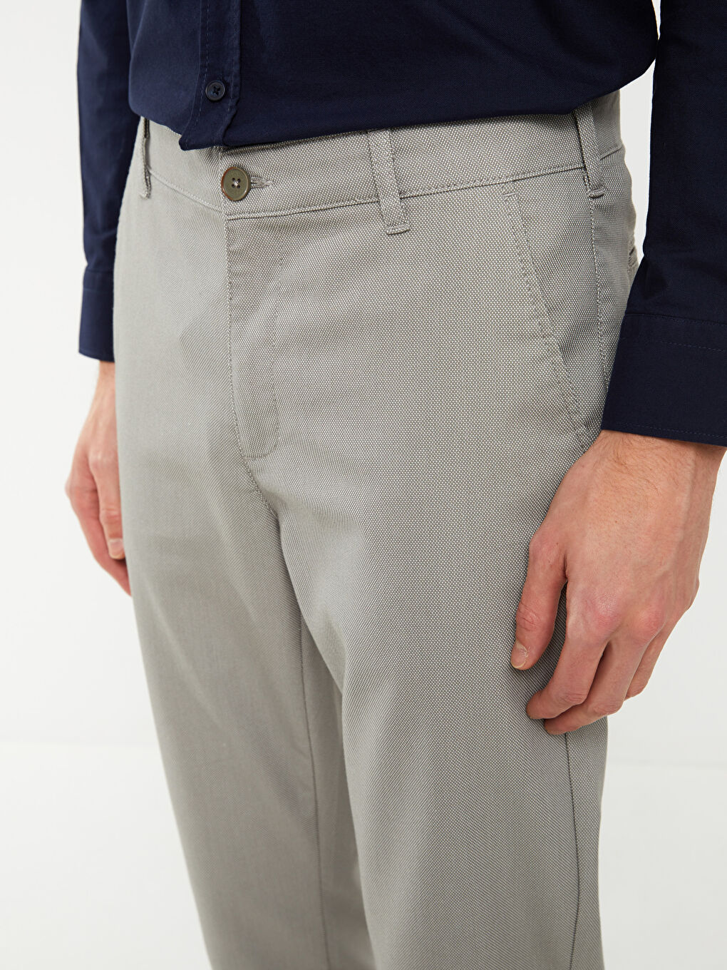 Haki Slim Fit Erkek Pantolon-2