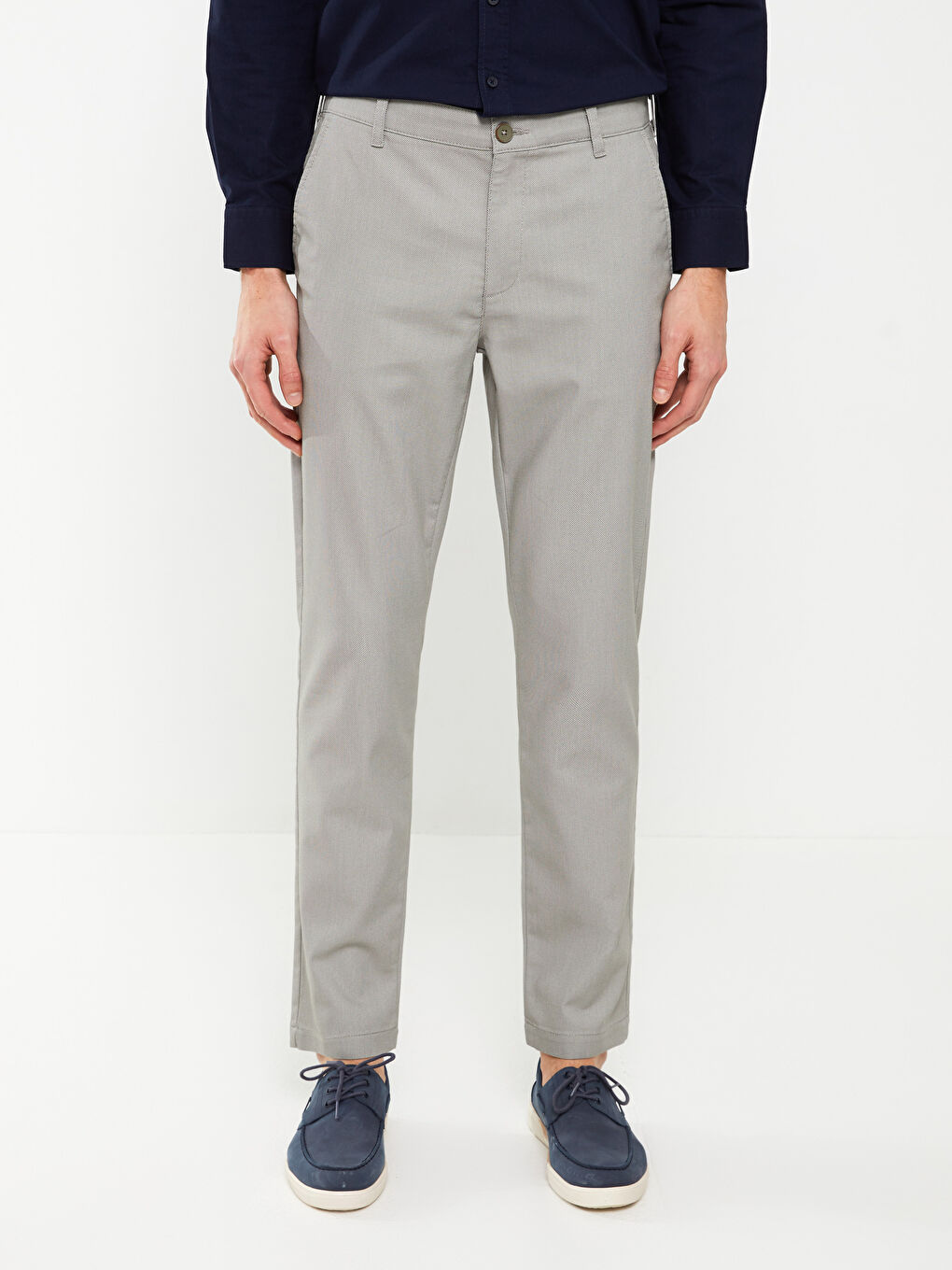 Haki Slim Fit Erkek Pantolon-3