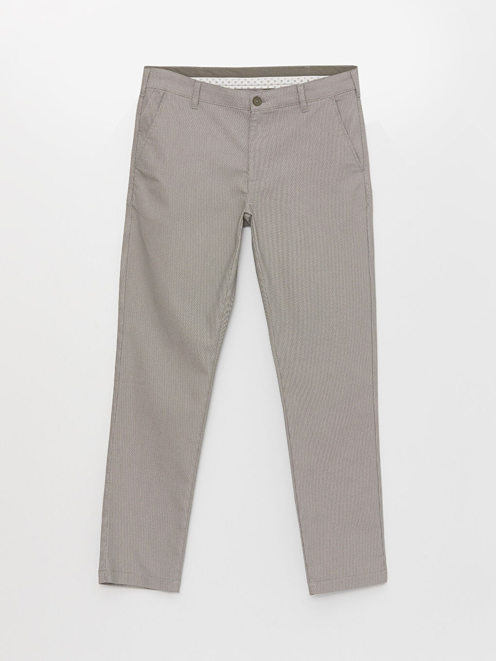 Haki Slim Fit Erkek Pantolon-5