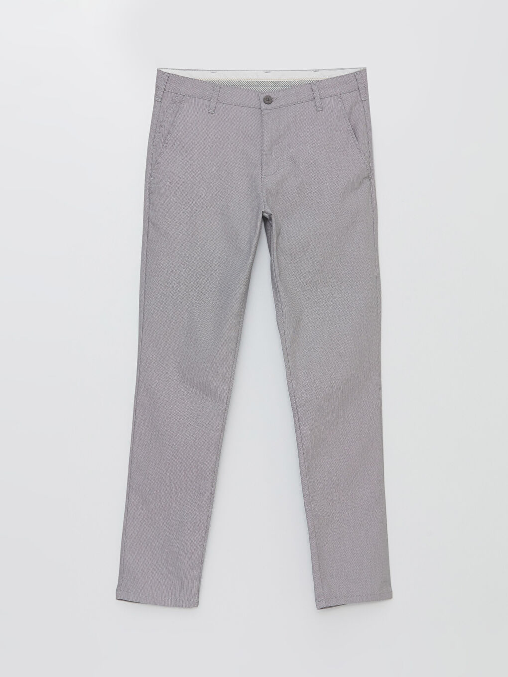 Gri Slim Fit Erkek Pantolon-5