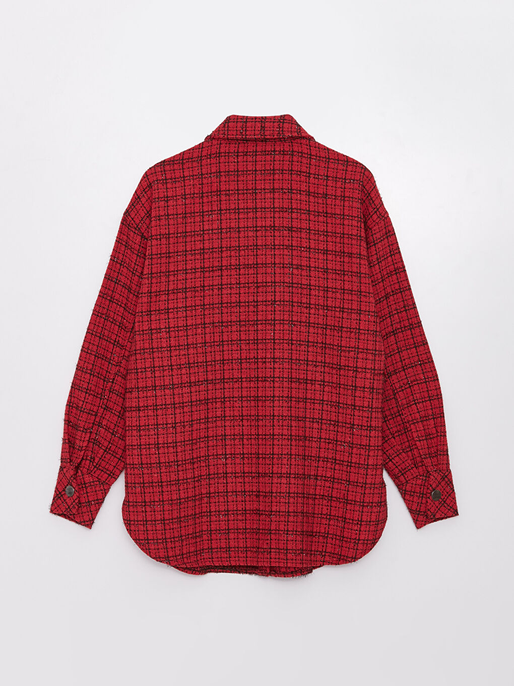 LC Waikiki Buttoned Plaid Long Sleeve Women's Shirt -S3CU49Z8-LPA