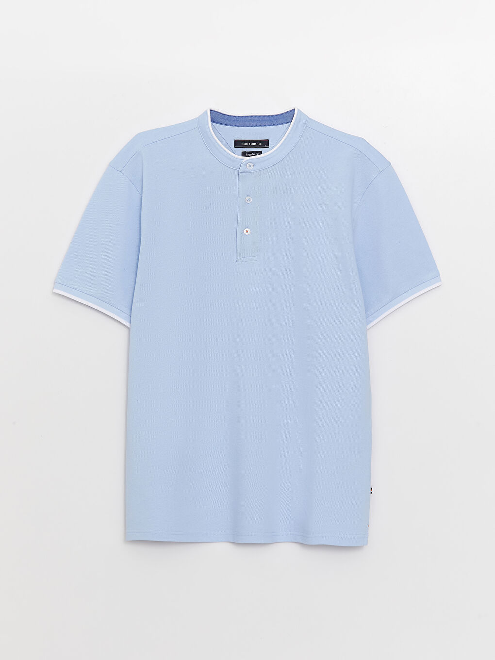 Tricou cu Guler de Judecător și Mânecă Scurtă pentru Bărbați-5