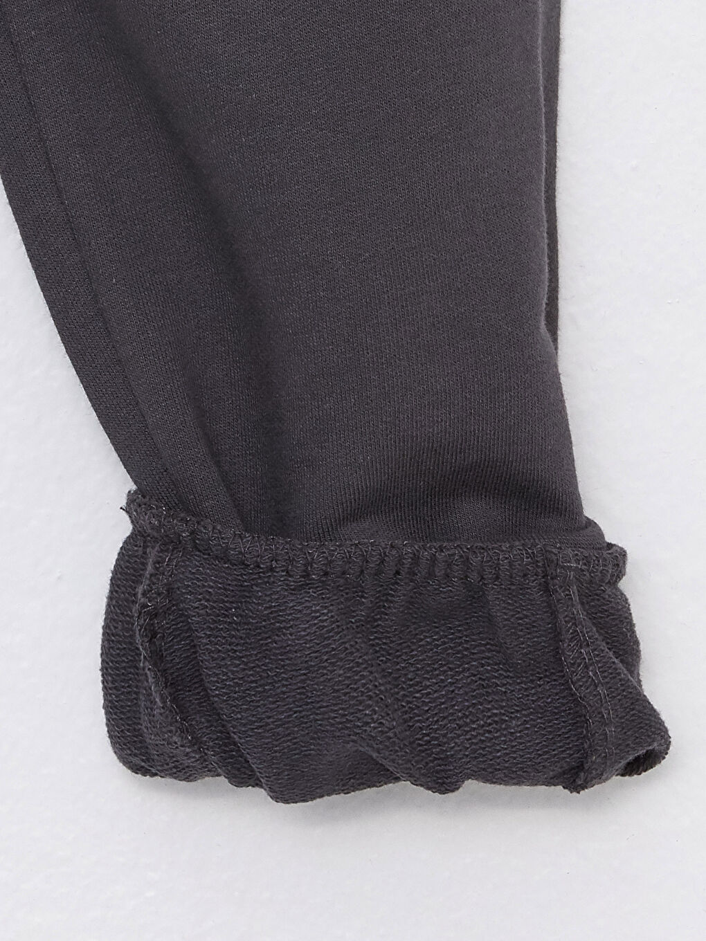 Antrasit Beli Lastikli Renk Bloklu Erkek Çocuk Jogger Eşofman Altı-2