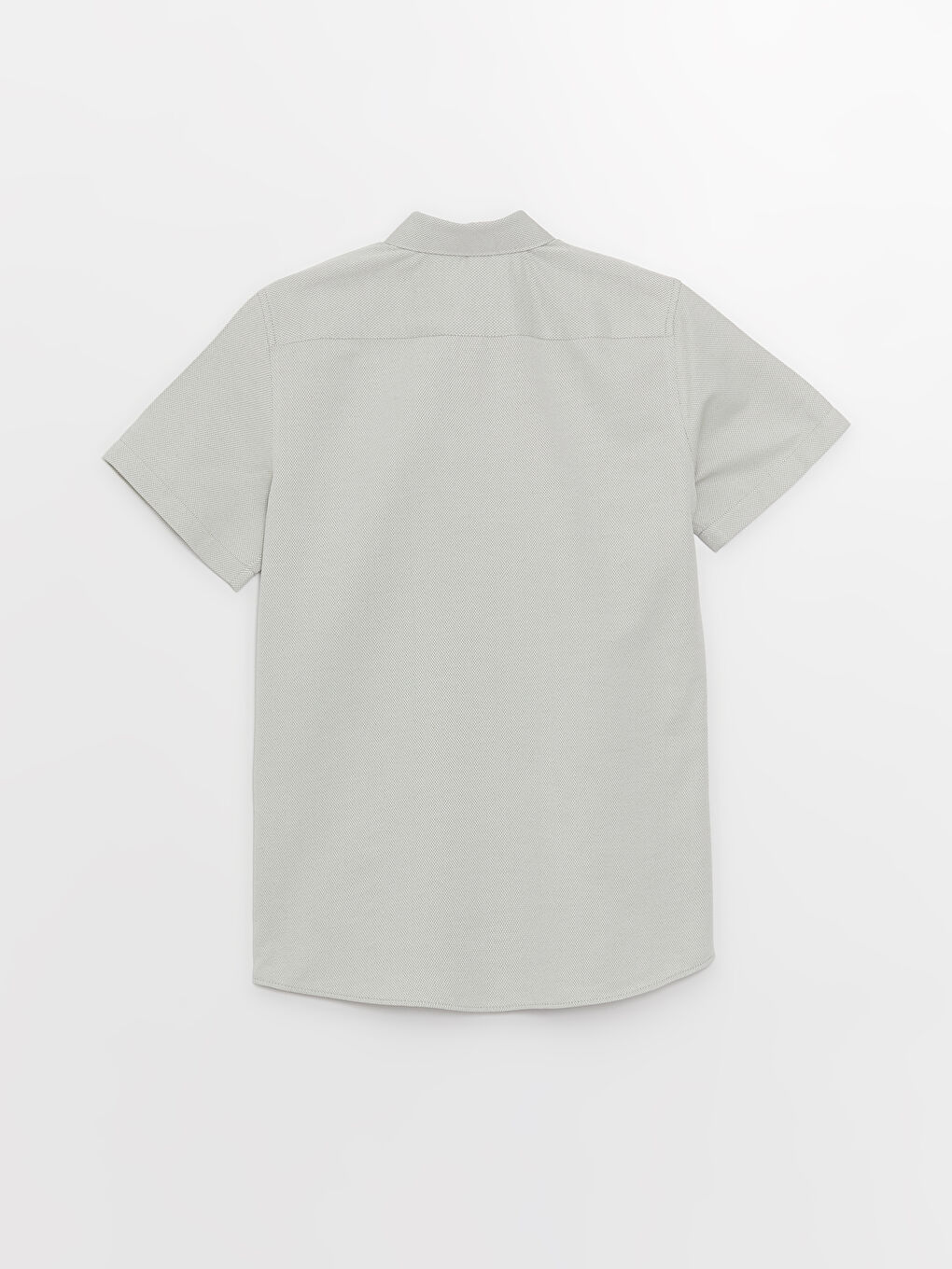 Slim Fit Short Sleeve Dobby Men's Shirt -S3CU86Z8-GYA