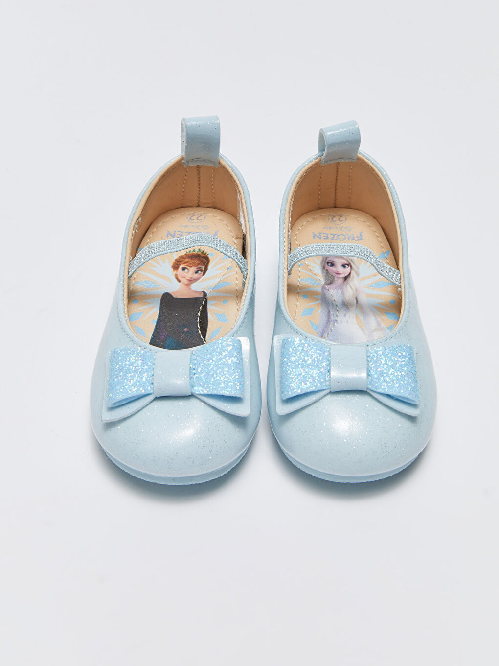 Yeşil Frozen Lisanslı Kız Bebek Babet Ayakkabı-2