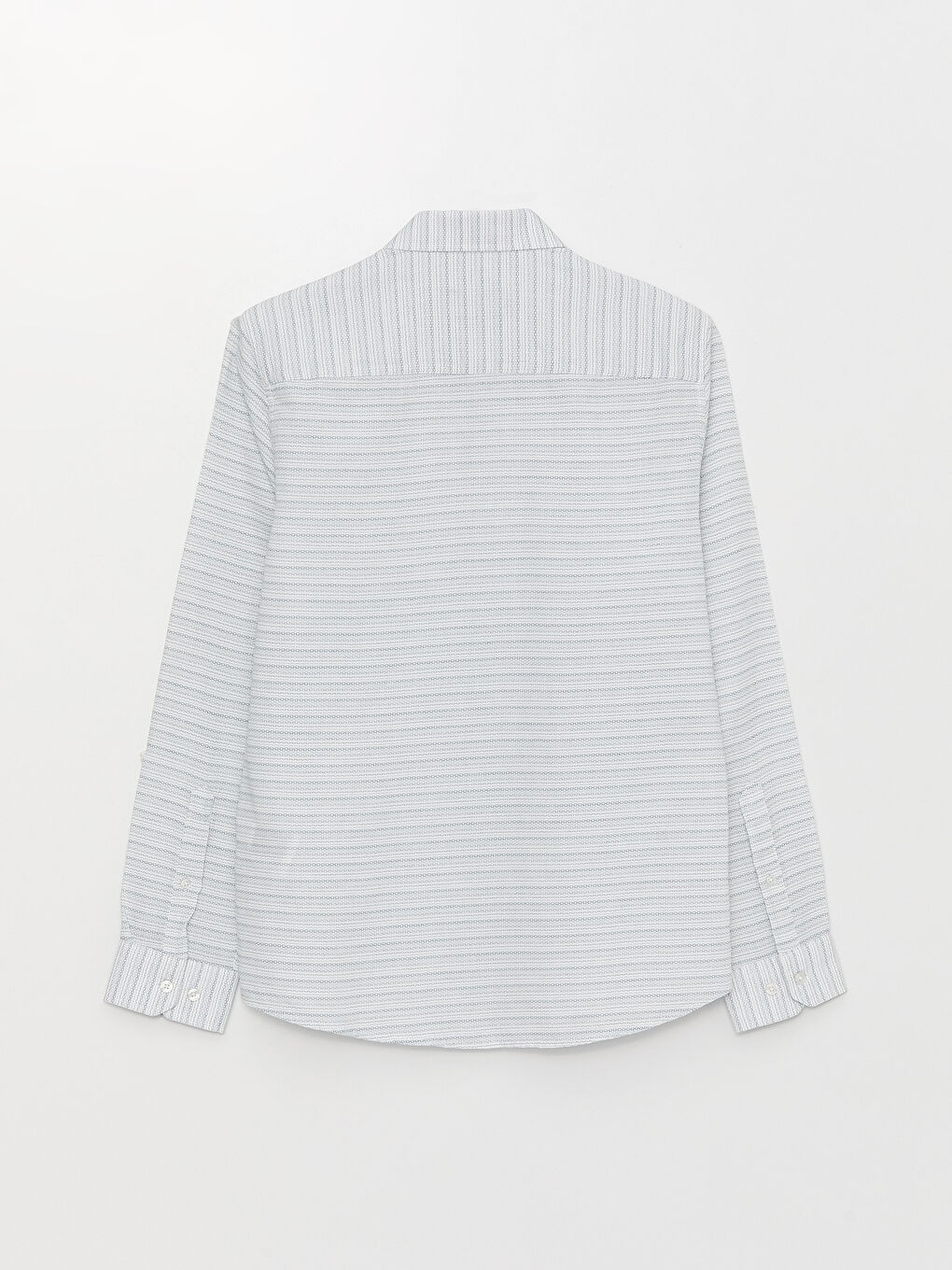 Chemise pour Hommes Slim Fit à Manches Longues en Popeline à Motifs-6