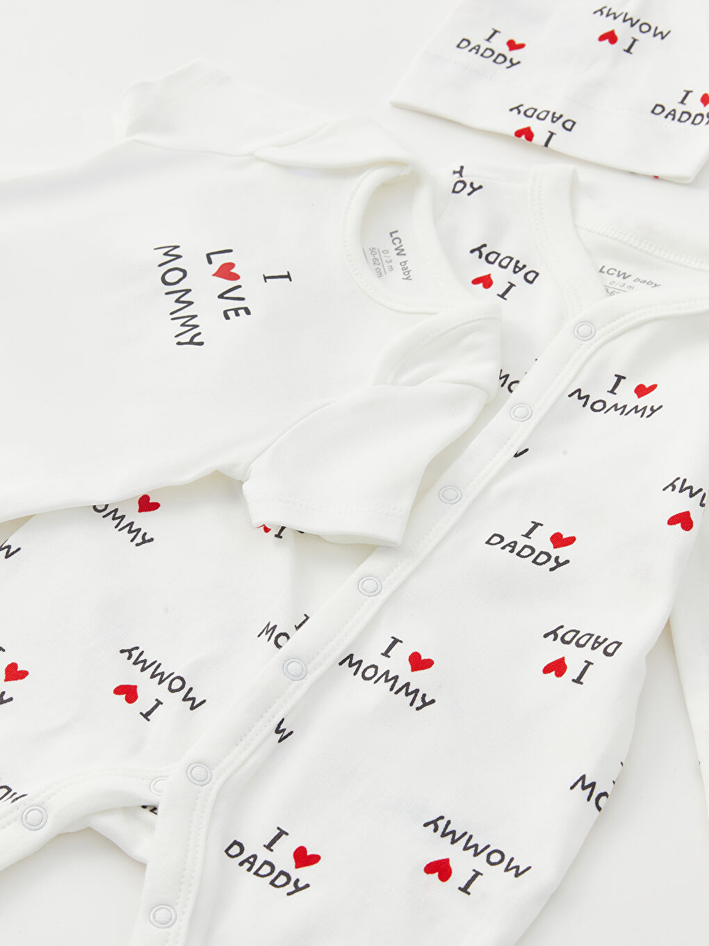 طقم بناتي ٣ قطع بياقة دائرية ومطبوع-3