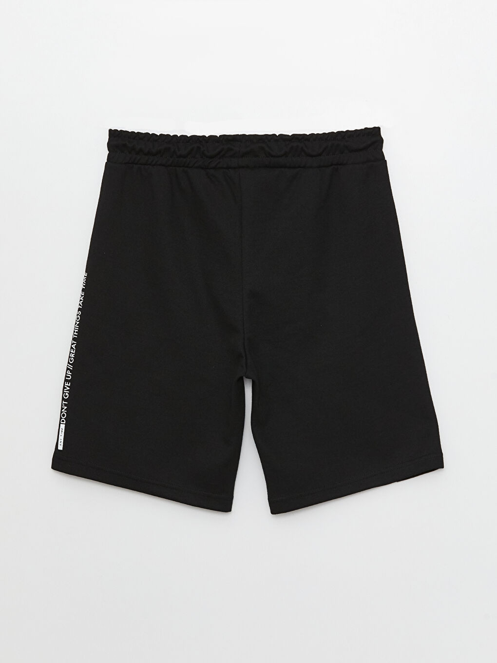 Siyah Slim Fit Erkek Bermuda Şort-6