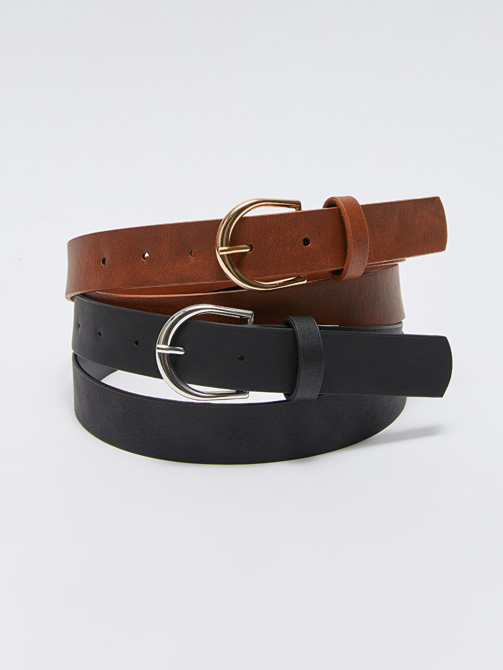 Curea din Piele Ecologică pentru Femei, Set de 2 Bucăți