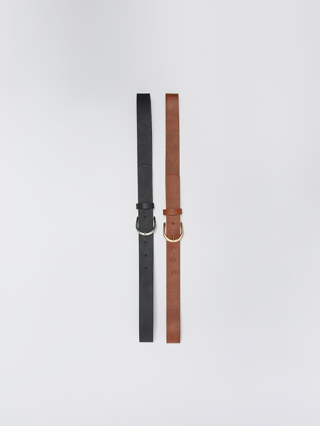 Curea din Piele Ecologică pentru Femei, Set de 2 Bucăți-1